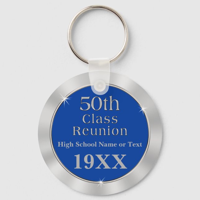 50th Class Reunion Gifts for Class of 1967 Keychain (Front)