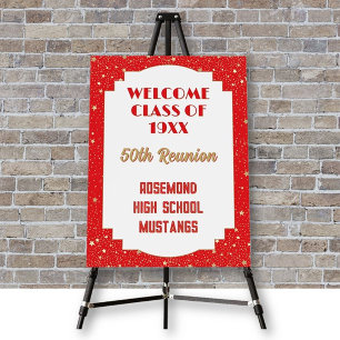 50th class reunion WELCOME Foam Board