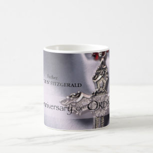 50th Custom Name Ordination Anniversary Chalice Coffee Mug