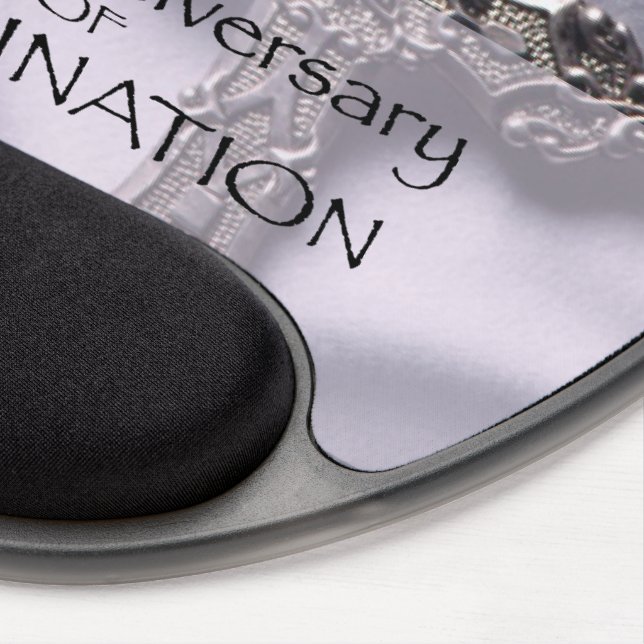 50th Custom Name Ordination Anniversary Chalice Gel Mouse Pad (Right Side)