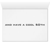 "50th" ENJOY THE RIDE Cards (Inside Horizontal (Bottom))