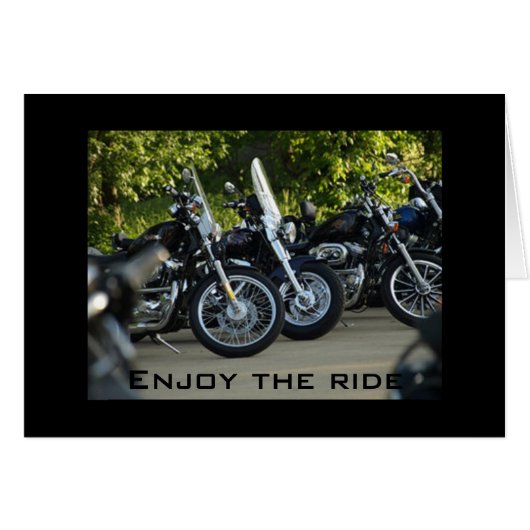 "50th" ENJOY THE RIDE Cards (Front Horizontal)