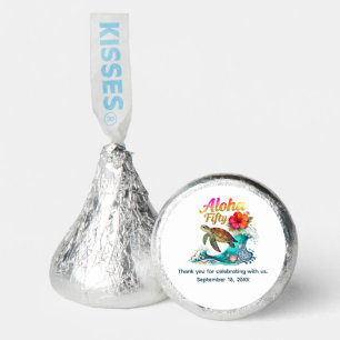 50th Fifty Birthday Tropical Ocean Beach Favors