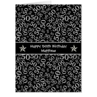 50th Gigantuous Congratulations Fiftieth Birthday Card