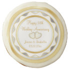 50th Gold and White Wedding Anniversary