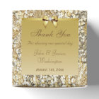50th Gold Wedding Anniversary Custom Thank You