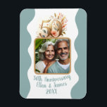 50th Gold Wedding Anniversary Photo Keepsake Magnet<br><div class="desc">This customized magnet is the perfect way to celebrate your wedding milestone with your favorite personalized photo for a timeless keepsake for years to come.</div>