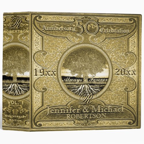 50th Golden Anniversary 3 Ring Binder