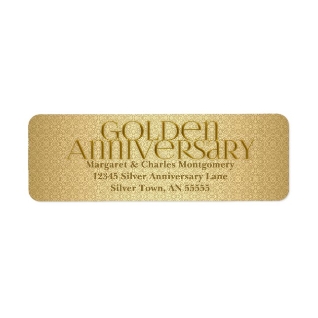 50th Golden Anniversary Label (Front)