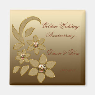 50th Golden Anniversary Magnet