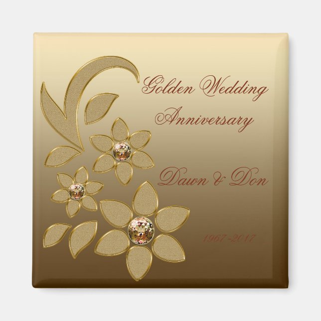 50th Golden Anniversary Magnet (Front)