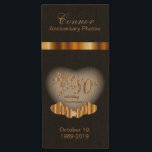 50th Golden Anniversary Photos Wood USB Flash Drive<br><div class="desc">USB Flash Drives. Featuring a Customize Bride and Groom Anniversary Photo Design with diy text.⭐This Product is 100% Customizable. Graphics and text can be deleted, moved, resized, changed around, rotated, etc... ⭐99% of my designs in my store are done in layers. This makes it easy for you to resize and...</div>