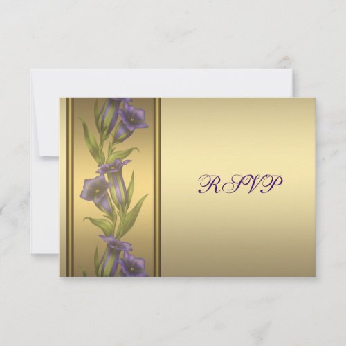 50th Golden Anniversary Purple Violet RSVP