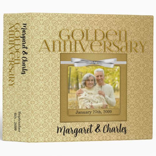 50th Golden Anniversary Scrapbook Binder