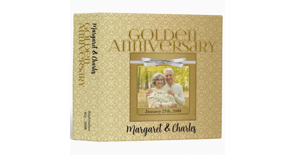 50th Golden Anniversary Scrapbook Binder