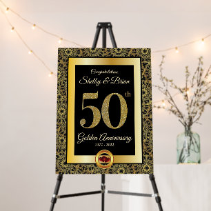 50th Golden Anniversary Welcome sign