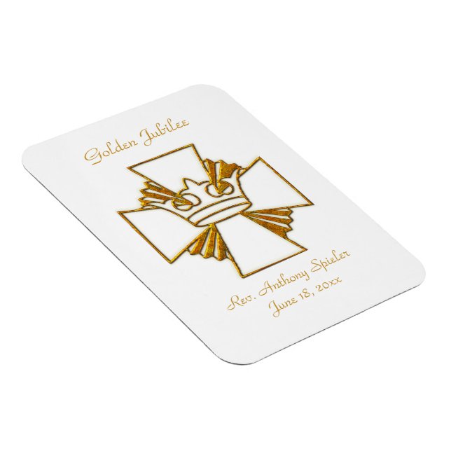 50th Golden Jubilee Priest Ordination Anniversary Magnet (Right Side)