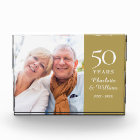 50th Golden Wedding Anniversary Elegant
