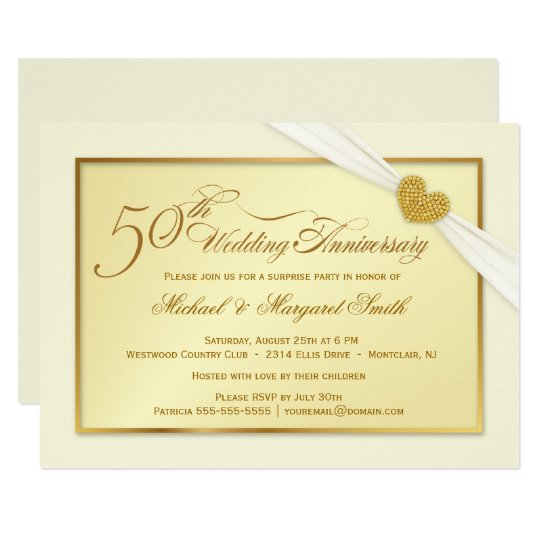 50th golden wedding anniversary