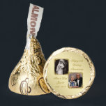 50th Golden Wedding Anniversary Hershey®'s Kisses®<br><div class="desc">A Digitalbcon Images Design featuring a Gold color theme with a variety of custom images, shapes, patterns, styles and fonts in this one-of-a-kind "50th Golden Wedding Anniversary" Photo Hersheys Kisses. This elegant and attractive design comes complete with customizable text lettering and photo inserts to suit your special occasion. COMPLETE YOUR...</div>