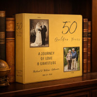 50th Golden Wedding Anniversary Keepsake Memory