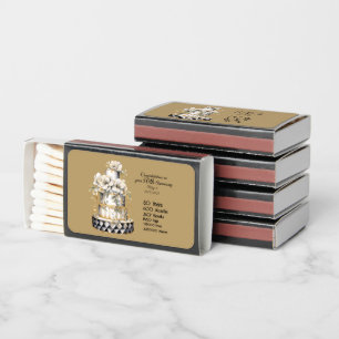 50th Golden Wedding Anniversary Matchboxes