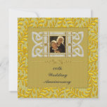 50th Golden Wedding Anniversary Party Invitation