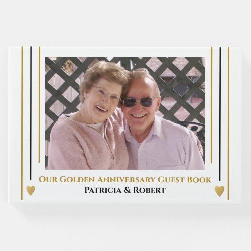 50th Golden Wedding Anniversary Photo Guest Book