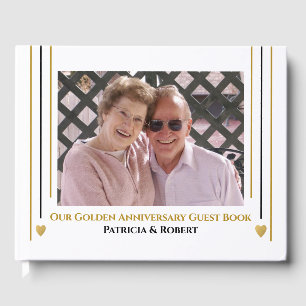 50th Golden Wedding Anniversary Photo Guest Book