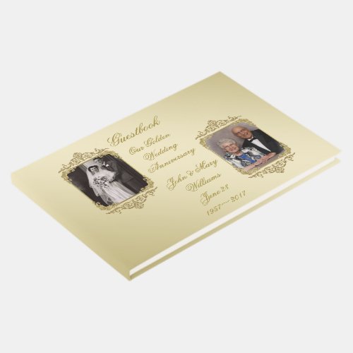50th Golden Wedding Anniversary Photo Guestbook