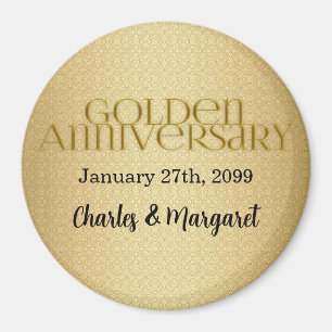 50th Golden Wedding Annivsersary Magnet