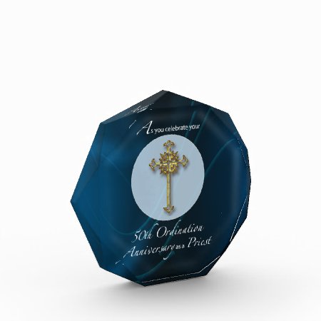 50th Jubilee Ordination Anniversary of Priest Acrylic Award