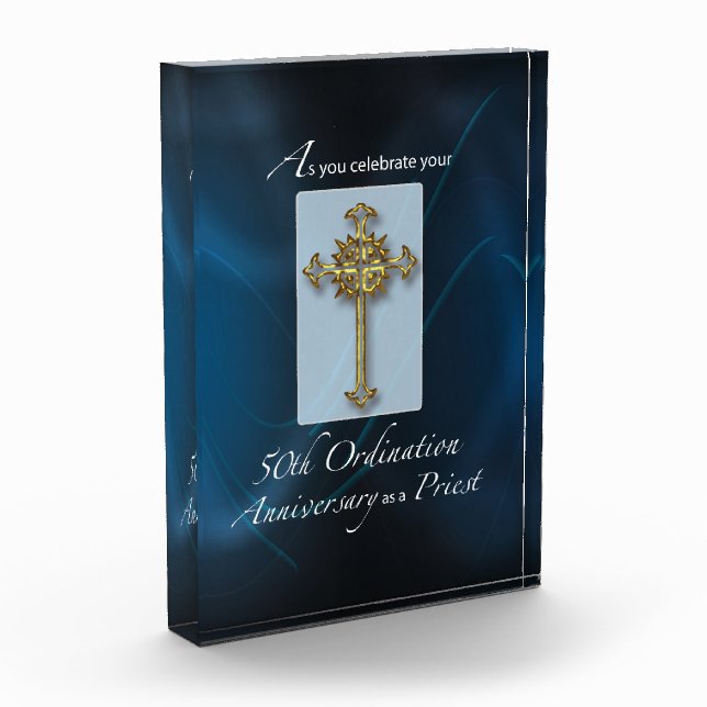 50th Jubilee Ordination Anniversary of Priest Award (Left)