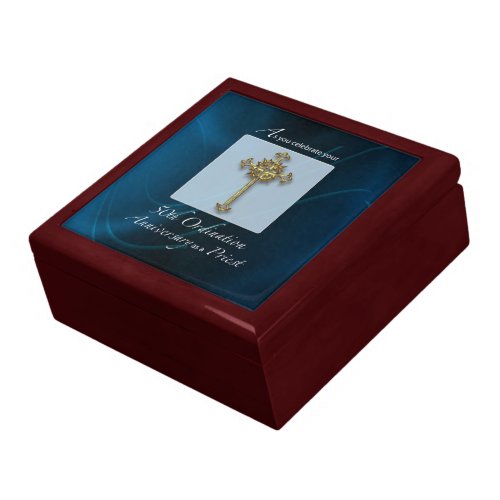 50th Jubilee Ordination Anniversary of Priest Keepsake Box