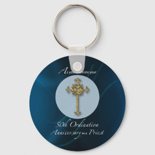 50th Jubilee Ordination Anniversary of Priest Keychain