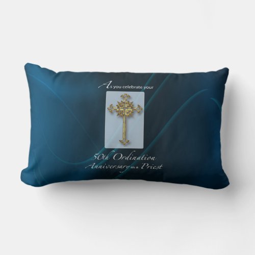 50th Jubilee Ordination Anniversary of Priest Lumbar Pillow