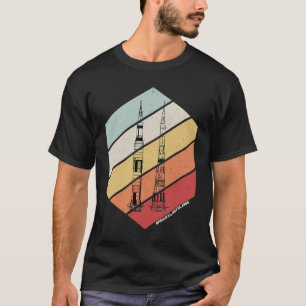 50th Moon Landing Anniversary Apollo 11 Lauch Roc T-Shirt