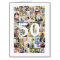 50th or Any Age Photo Collage Giant Birthday
