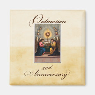 50th Ordination Anniversary Angels at Altar Magnet