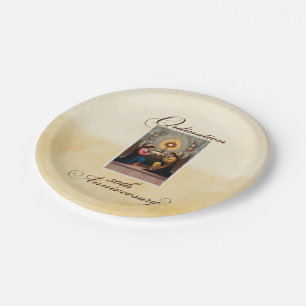 50th Ordination Anniversary Angels at Altar Paper Plates