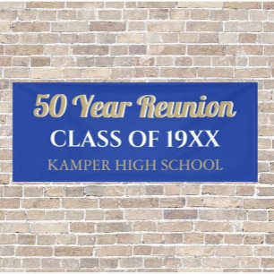 50th Reunion Fun! CUSTOM Reunion banner