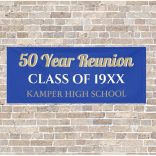 50th Reunion Fun! CUSTOM Reunion banner