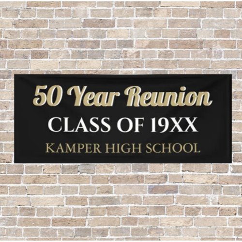 50th Reunion Fun CUSTOM Reunion banner