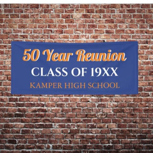 50th Reunion Fun CUSTOM Reunion banner