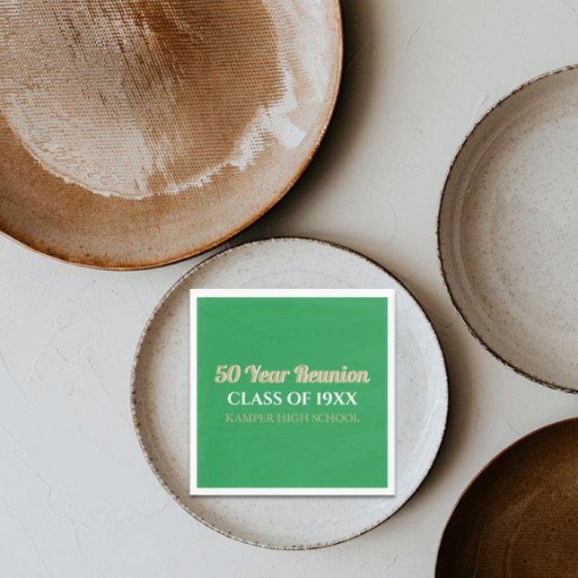 50th Reunion Fun! CUSTOM Reunion  Napkins (Creator Uploaded)