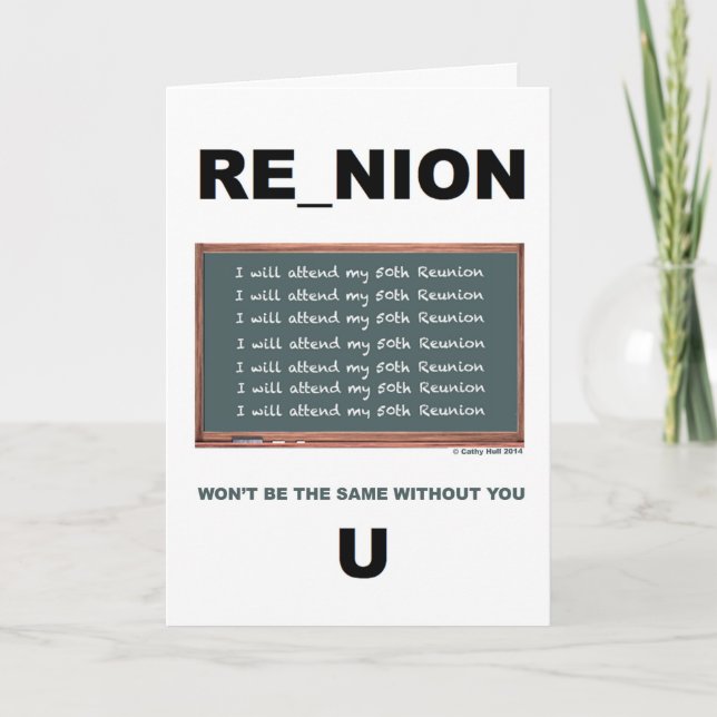 50th Reunion Invitation (Front)