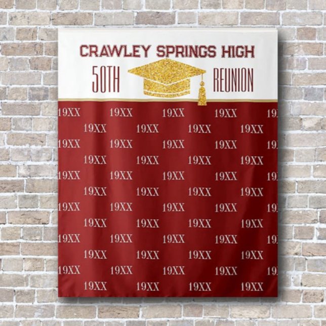 50th Reunion Pics!! Class Reunion Photo backdrop (Creator Uploaded)