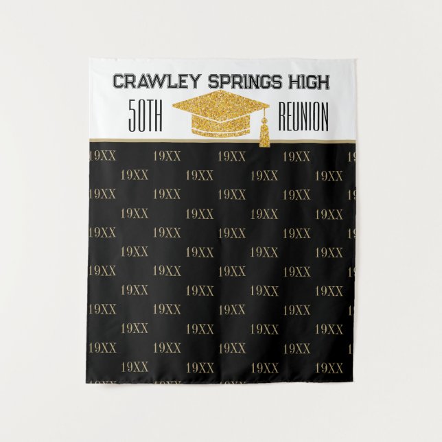 50th Reunion Pics!! Class Reunion Photo backdrop (Front)