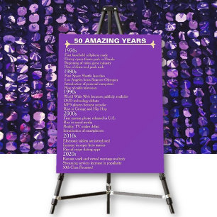 50th Reunion Timeline Foam Boards