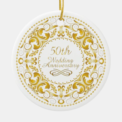 50th Wedding Anniversary 9 - Ornament